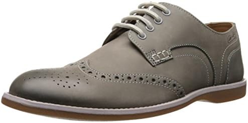 Clarks Men's Farli Limit Oxford, Grey, 9 M US