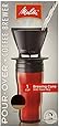 Melitta Coffee Maker, Single Cup Pour-Over Brewer with Travel Mug, Red (Pack of 2)