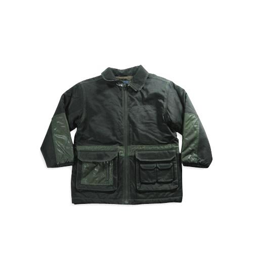 Flapdoodles - Boys Flight Utility Jacket, Black, Green