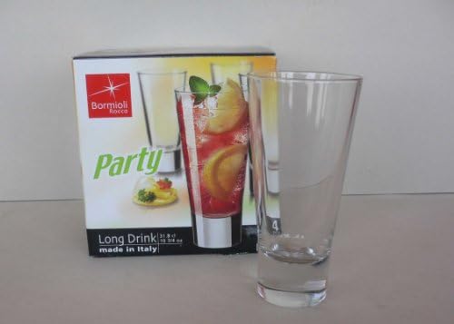 Bormiolo Rocco "Long Drink" Set Of Four Glasses 10 3/4oz