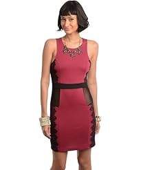 Floral Print Sleeveless Faux-Leather/Polyester/Spandex Scoop Neck Summer Mesh Lace Colorblocking Bodycon Dress/Midi Dress/Mini Dress 