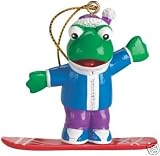Webkinz Ornament Major Air Snowboarding Frog