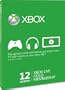 Xbox LIVE Gold 12-Month Membership Card (Xbox 360)