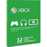 Xbox LIVE Gold 12-Month Membership Card (Xbox 360)by Microsoft