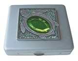 Green Turtle Mirror Pill Box