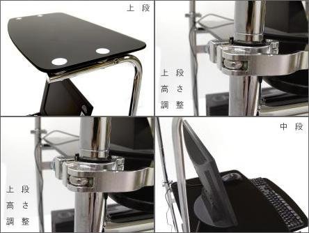 Cover image : ヒルリード スタイリッシュパソコンラック[ARI-3268] ホワイト