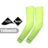 Naska Arm Cooler Cooling Sleeves Yellowish Green Arm Sleeves, 1 Pair, N3-YW