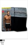 Hanes Mens Classics Boxer Brief P4 Black/Grey 7692P4