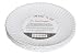 "What Is It?" Reusable White Dinner Plate, 9 Inch Melamine, Set of 4