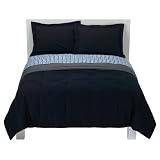 - Solid Black Comforter - Twin XL