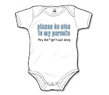 Please be nice to my parents, they don't get much sleep - Silly Baby Onesie