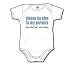 Please be nice to my parents, they don't get much sleep - Silly Baby Onesie