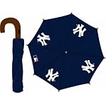 New York Yankees Glove Box Wood Handled Umbrella