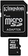 Kingston 8 GB microSDHC Class 4 Flash Memory Card SDC4/8GBET