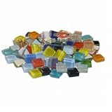Eigenschaften Mosaikstein GmbH / Softglas ~210 Mosaiksteine 10x10mm Buntmix