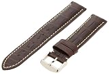 Hadley-Roma Men's MS2021RZ-180 18-mm Dark Brown Genuine Alligator Leather Watch Strap