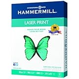 Hammermill Laser Print, 32 lb, 8 1/2" x 11", 98 Bright, 500 Sheets/1 Ream (104646)