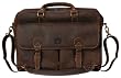 NCAA Embossed Leather Computer Briefcase - Sedona Canyon