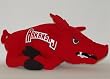 Arkansas Razorbacks Mascot Team Spirit Pillow - NCAA College Athletics Fan Shop Team Merchandise