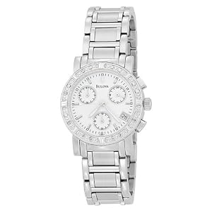 Bulova Women's 96R19 Diamond Chronograph Watch from Bulova