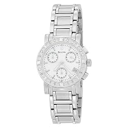 Bulova Women's 96R19 Diamond Chronograph Watch