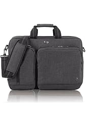 SOLO 15.6" Laptop Hyrbid Briefcase Backpack, Grey, UBN310-10