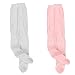 Doll Tights Set for American Girl Dolls for 18 Inch Doll Clothing - 2 pr. Set of White & Pink Doll T