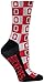 Donegal Bay Ohio State Buckeyes Men's Checkerboard Dress Socks, Scarlet/Black/Gray, One Size, NCAA Officially Licensed - DB Fan Gear