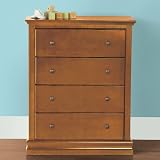 Maple Finish Tori 4-drawer Chest by Savanna - Cherry, Espresso, White