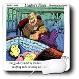 Londons Times Funny Medicine Cartoons - Good News Bad News On Anti-Depressants - Mouse Pads