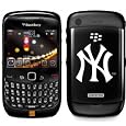 New York Yankees NY on BlackBerry Curve 8520 8530 Phone Cover (Black)