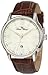 Lucien Piccard Men's 11576-02S Clariden Stainless Steel Watch with Brown Leather Band