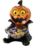 Large 20" Jack-O-Lantern Pumpkin Halloween Candy Holder Decoration Statue