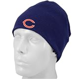 Chicago Bear Hats : Reebok Chicago Bear Navy Basic Knit Beanie