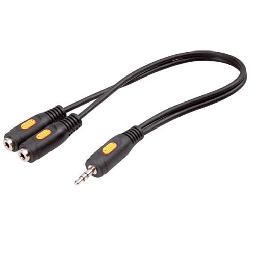 Vivanco Audio Adapter 3.5 mm Klinken-Stecker, 2x 3.5 mm Klinken  Kupplung 0.2 m Preisvergleich