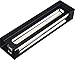 A&S Mezuzot Mezuzah Acrylic-Lucite Modern Design Home Blessing Protection Cover (Black, 12cm-5inch)