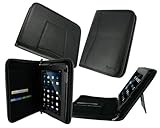 rooCASE Executive Portfolio (Black) Leather Case Cover with Landscape / Por ....