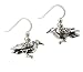 The Black Raven Sterling Silver Birds of Beauty Hook Earrings