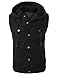 J.TOMSON Mens Denim Vest w/ Hood