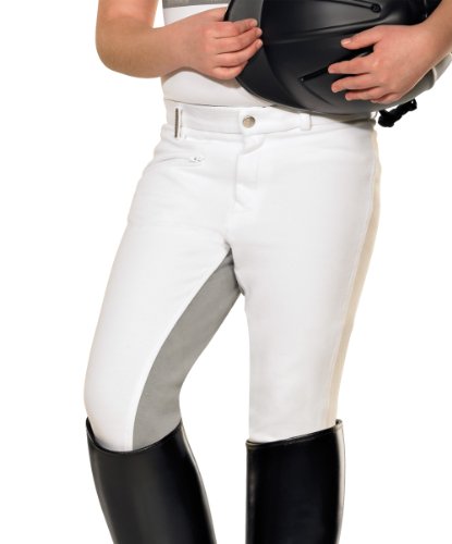 PFIFF Kinder-Vollbesatzhose mit grauem Besatz, weiss, 176, 100317-01-176 Preisvergleich