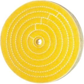 8 Premium 50 Ply Buffing Wheel, Yellow Hard Cotton, 5 8 by TD Industrial