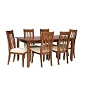 7 Pc Hanover Dining Table with Leaf and 6 Chairs