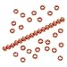 Real Copper Round Rondelle Beads 2.5 X 3 mm (50)