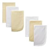 Gerber 6-pk. Neutral Burp Cloth - Yellow