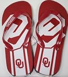 Oklahoma Sooners NCAA Unisex Big Logo Flip Flops
