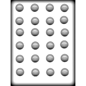 1 round mint Hard Candy Mold: 1 Count by CKP