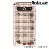ARROWS Z ISW11F ハード ケース カバー ジャケット/1091_チェック英字紙/CR