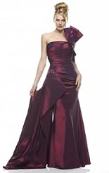 Chiffon/Taffeta/Tulle Crystal Crystals Lace Beaded Applique Evening Dress 
