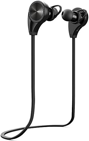 Bluetooth Headphones, RQ8SE Wireless Earphones for Music with Mic (Bluetooth 4.1, aptX, CVC 6.0 Noise Cancelling, Sweatproof)