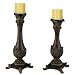 Dorel 00ORE31116C Set of 2 Candleholders - Antique bronze
